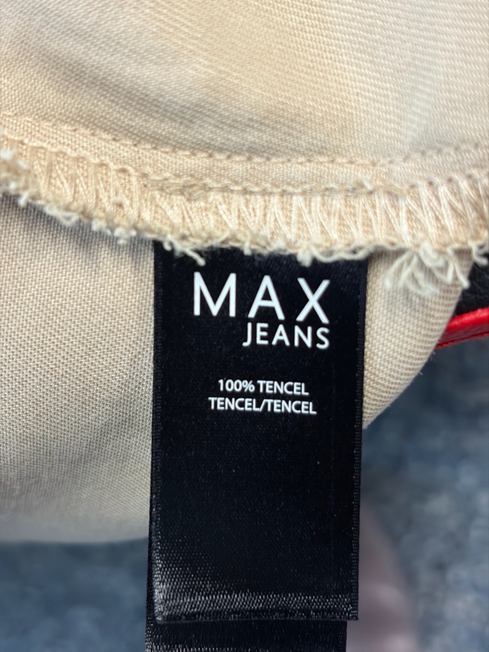 Max Jeans Light Beige Drawstring Robe Jacket - Picture 7 of 8